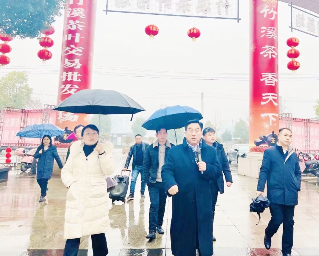 鄂州市梁子湖区人民镇府副区长余淑芳率团莅临公司考察